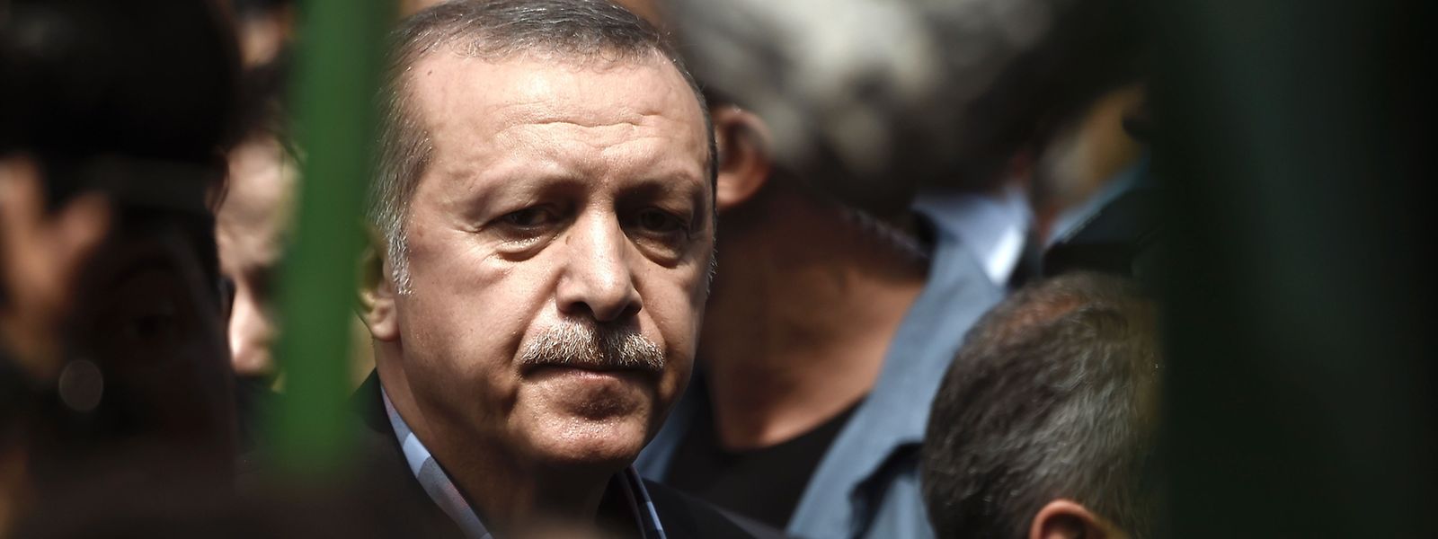 Präsident Erdogan nach dem Putsch. 