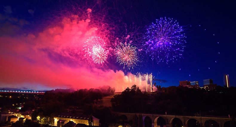 Nationalfeiertag / Fête nationale 2016 / Luxembourg Ville / feu d'artifice / Phpoto: Ralph Hermes / Imagify