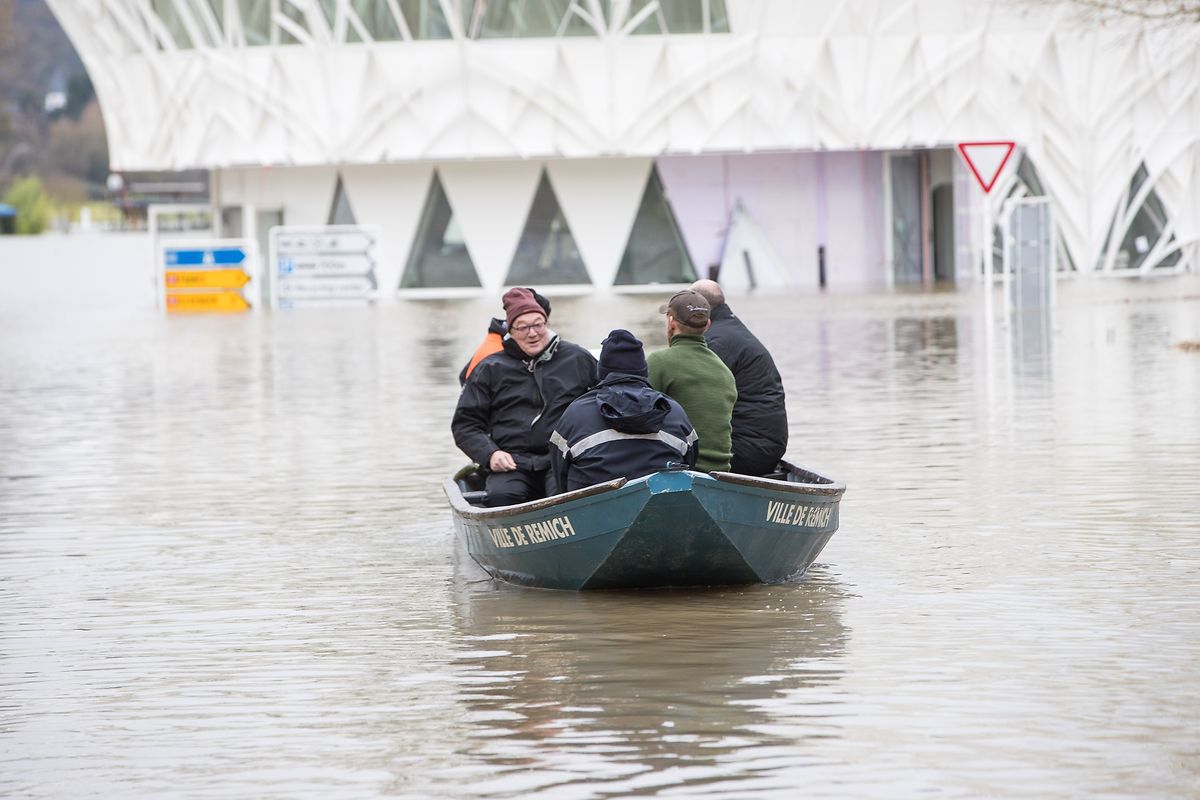 Remich am Sonntagnachmittag.