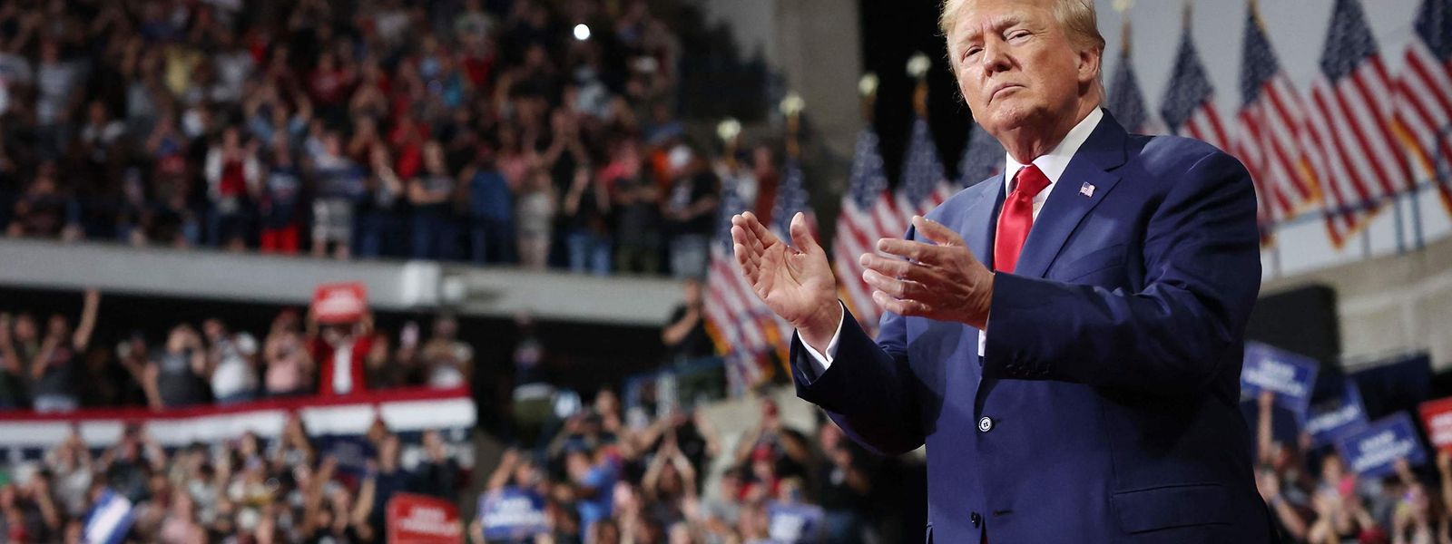 Ex-Präsident Donald Trump hält dieser Tage weiter Kundgebungen ab – und deutet die Dokumentenaffäre als Kampagne gegen ihn.