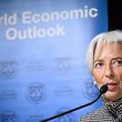 International Monetary Fund (IMF) Managing Director Christine Lagarde gives a press conference on IMF World Economic Outlook ahead of the World Economic Forum (WEF) annual meeting on January 21, 2019 in Davos, eastern Switzerland. (Photo by Fabrice COFFRINI / AFP)