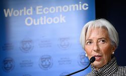 International Monetary Fund (IMF) Managing Director Christine Lagarde gives a press conference on IMF World Economic Outlook ahead of the World Economic Forum (WEF) annual meeting on January 21, 2019 in Davos, eastern Switzerland. (Photo by Fabrice COFFRINI / AFP)