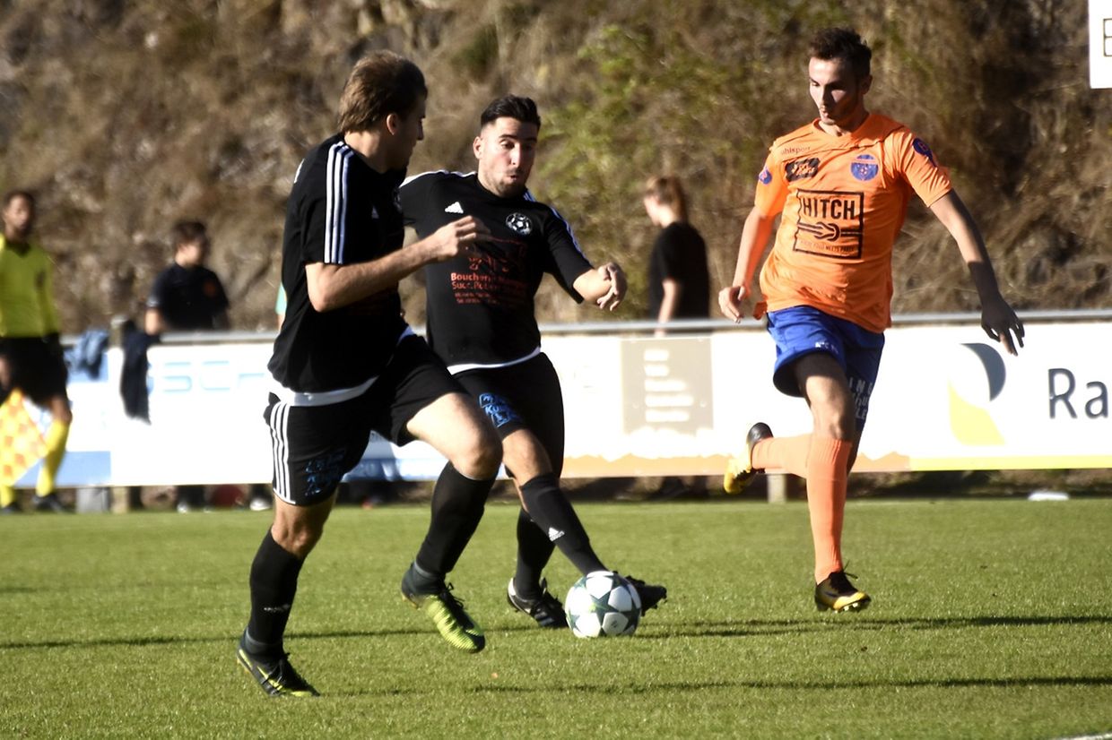 Mike Do Rio Silvano à la relance pour Bastendorf.