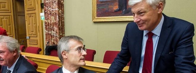 Laut Sonntagsfrage ist jeder vierte Wähler überzeugt, dass es 2018 zu einer Koalition zwischen der Partei von Claude Wiseler (CSV) und Félix Braz (déi Gréng, links im Bild) kommen wird.