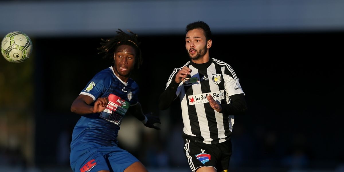 Toni Luisi, ici face au Pétangeois Joël Da Mata, va retrouver le F91 avec beaucoup d'ambitions. 