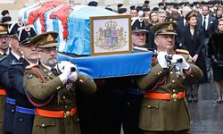 Lokales, Online, Kathedrale, Staatsbegräbnis Großherzog Jean, funérailles Grand-Duc Jean, Eingang Kathedrale, Foto: Anouk Antony/Luxemburger Wort