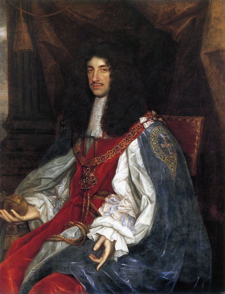Charles II. im Porträt von John Michael Wright.