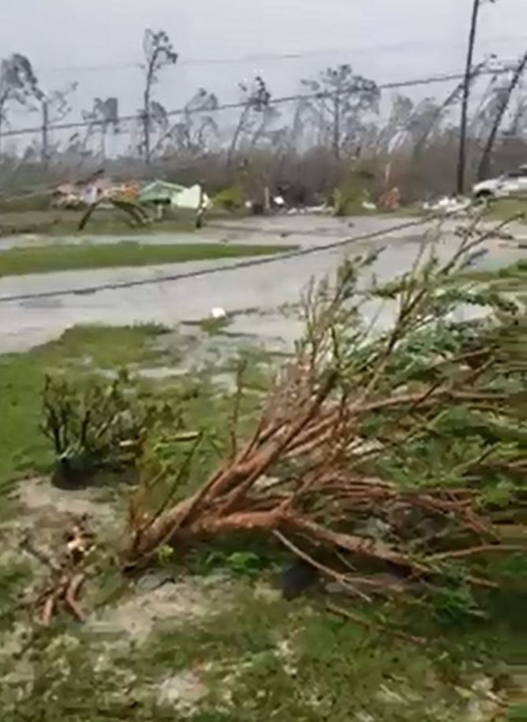 Zerstörte Häuser auf der Bahamas-Insel Abaco.
