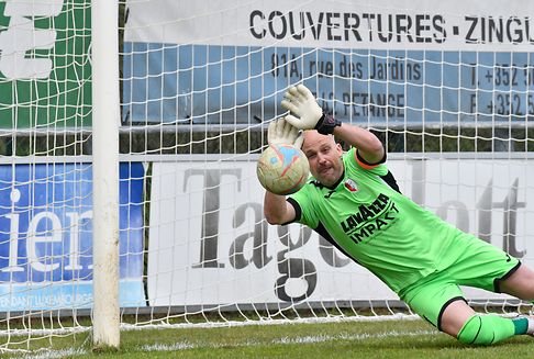 Der Titelhamster im Hesperinger Fußballtor