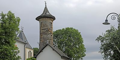 The 19th century Cannon Tower, a landmark of Kehlen 