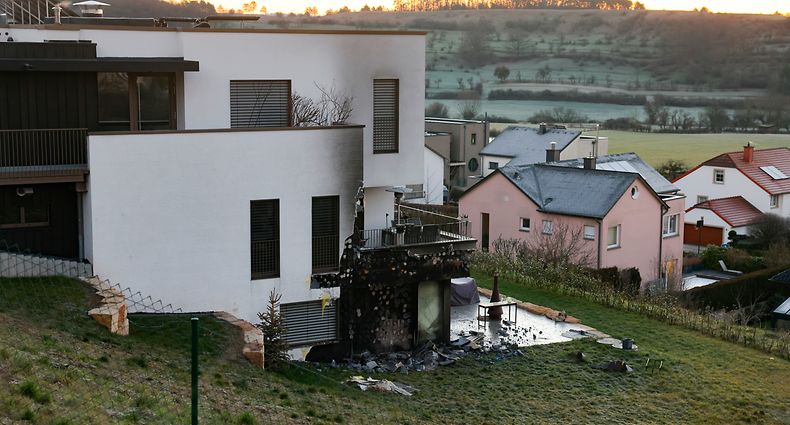 Lokales,Hausbrand in Rammeldange.Foto: Gerry Huberty/Luxemburger Wort