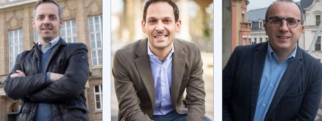 Wer das ProSud in Zukunft präsidieren wird, ist unklar. Wahrscheinlich werden die Bürgermeister Georges  Mischo (Esch), Dan Biancalana (Düdelingen) und Roberto Taversini (Differdingen) das Rennen unter sich  ausmachen müssen. (v.l.n.r.) 