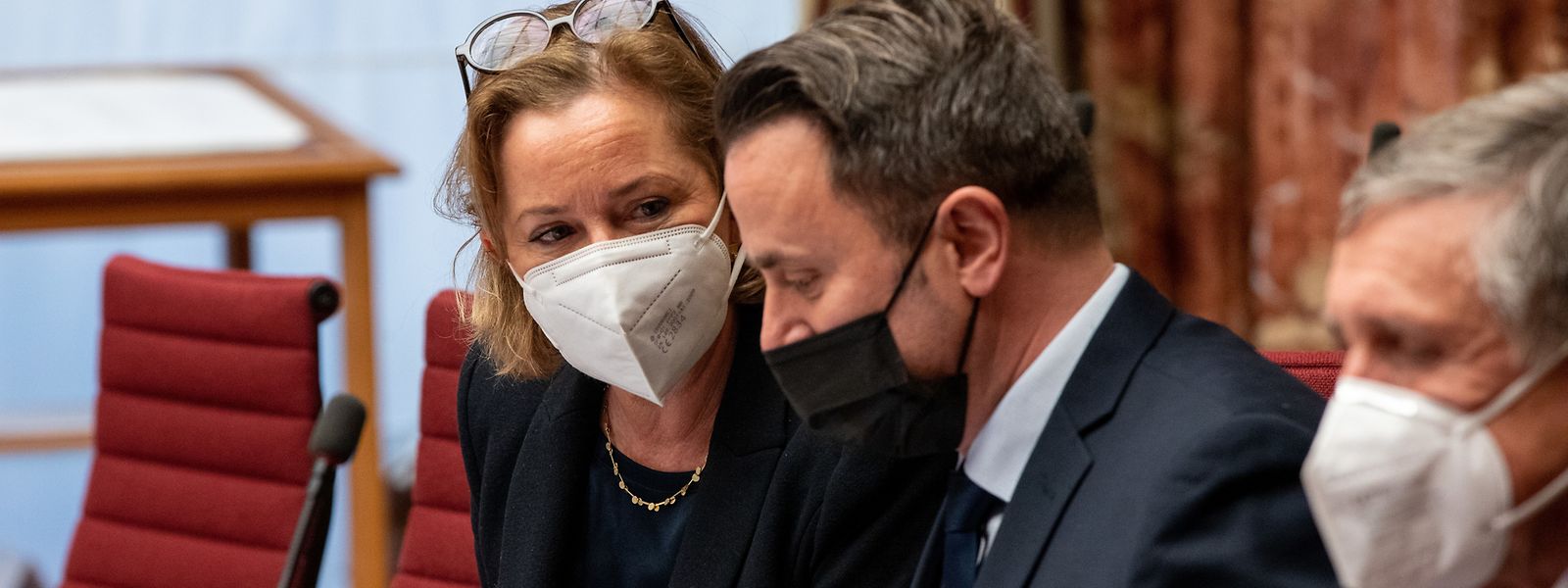 Le Premier ministre Xavier Bettel (DP) et la ministre de la Santé Paulette Lenert (LSAP) ont insisté sur l'importance de la vaccination pour sortir de la  crise.