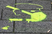 A face mask illustration decorates a pavement in Brussels on August 12, 2020, as the Belgian capital imposes measures taken to curb the spread of the COVID-19 caused by the novel coronavirus. - The wearing of face masks in public is compulsory in the Brussels region, regional authorities announced, as Belgium battles one of the most serious coronavirus outbreaks in Europe.
Face masks were already required in most closed public spaces since July 11 for people aged 12 and over. The measure was extended in the 19 municipalities of the Brussels region after the threshold of 50 daily cases per 100,000 people was crossed, the regional government said in a statement. (Photo by Fran�ois WALSCHAERTS / AFP)