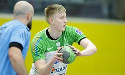 Ariel Pietrasik (Berchem #9)/ Handball, AXA League Häeren, Herren, Luxemburg, Saison 2020-2021 / 17.04.2021 /HC Berchem - HB Käerjeng (Bascharage) / Hall omnisports, Crauthem /Foto: Ben Majerus