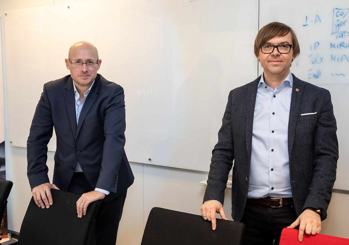 David Celis (CMD Solutions) et André Reitenbach (G-Core Labs) réfléchissent déjà à la prochaine évolution d'eConsult..