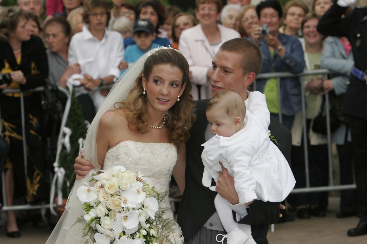 2006: Hochzeit von Prinz Louis und Tessy Antony. 