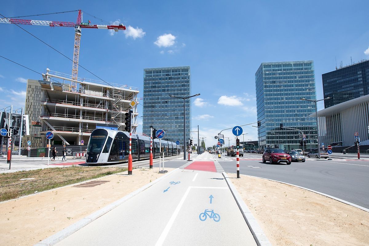 Corollaire des habitations à prix abordable, les infrastructures liées à la mobilité douce doivent être développées au Kirchberg.