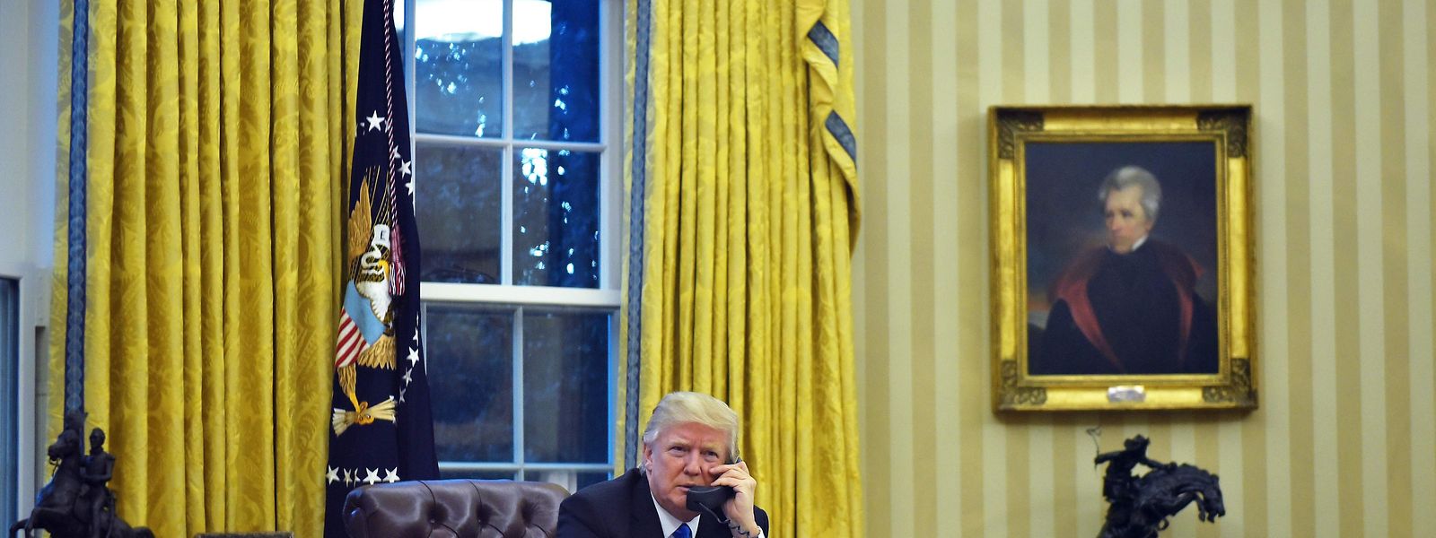 Donald Trump gratulierte Wladimir Putin am Telefon zu dessen Wiederwahl - gegen den Willen seiner Berater. 