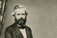 Porträt von Karl Marx, 1861
