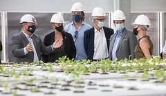 Panorama,Carole Dieschbourg besucht FRESH Projekt in Bettembourg.Foto: Gerry HubertyU/Luxemburger Wort