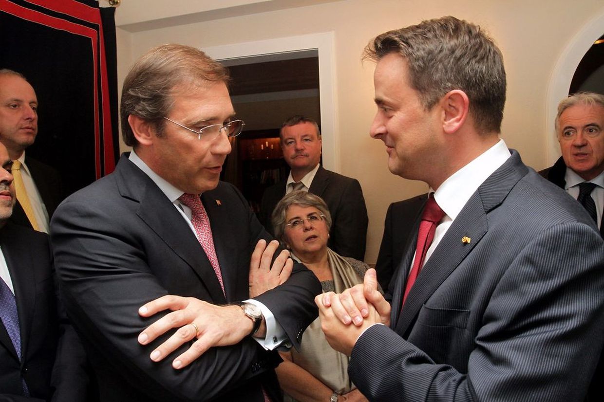 Durante a visita, Passos e Bettel falaram sobre a comunidade portuguesa e sobre questões europeias, mas garantem que o caso BES não foi discutido