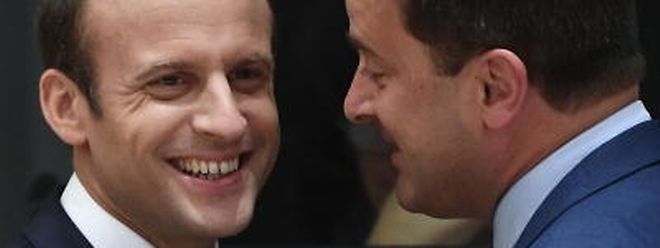 Die Chemie zwischen Xavier Bettel und Emmanuel Macron stimmt. 
