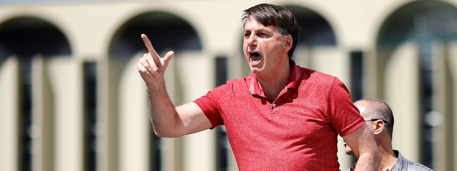 Jair Bolsonaro sprach vor seinen Anhängern.