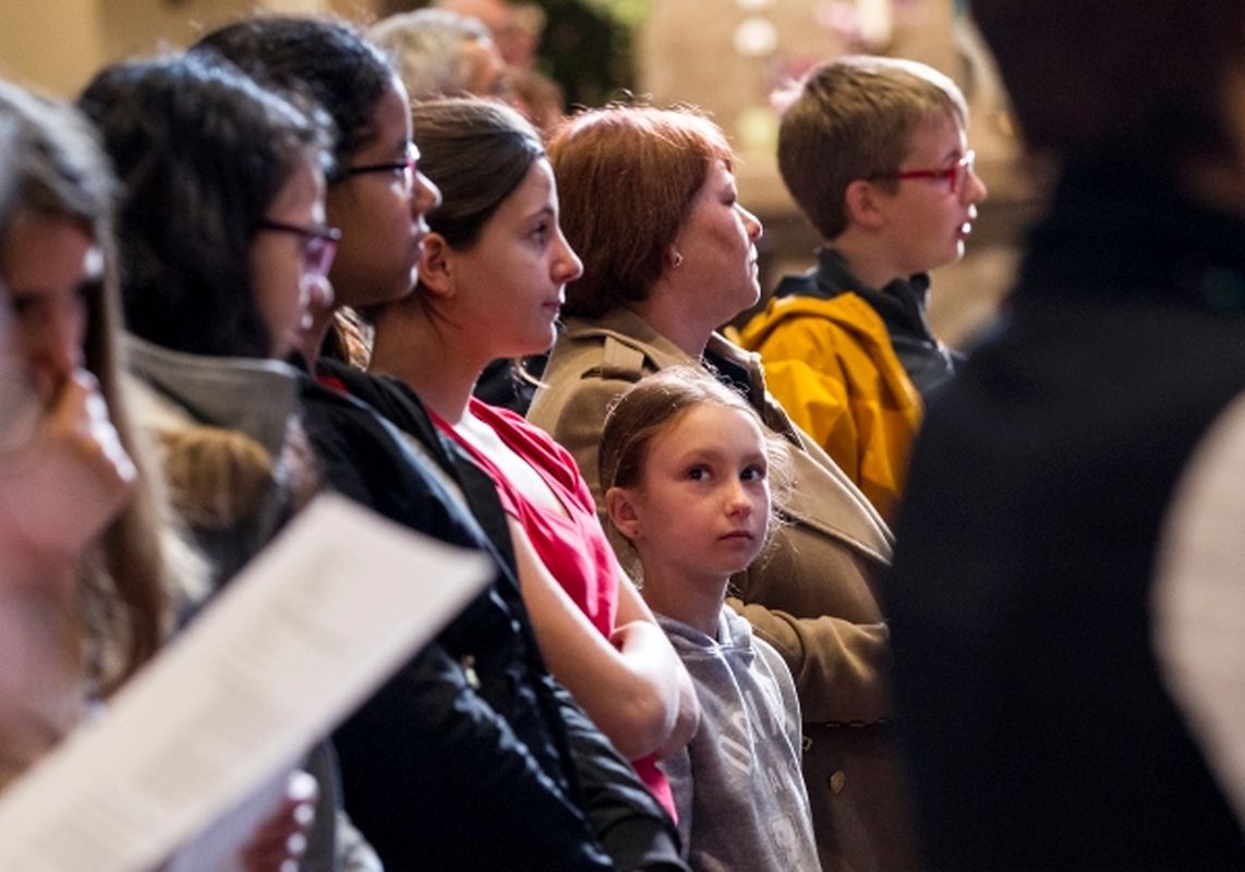 Messe für die Pfarrei Düdelingen.