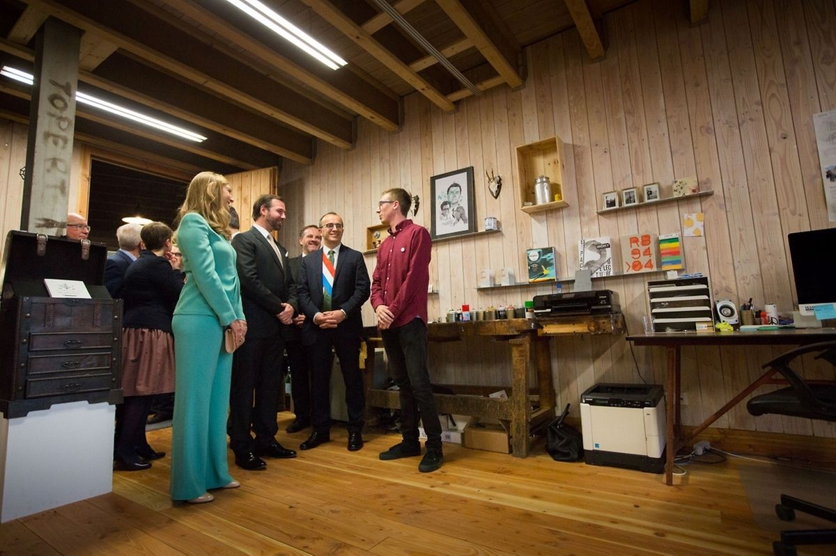1535° Creative Hub in Differdange is home to many creative start-ups and SMEs