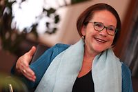IPO,Itw Yuriko Backes/Finanzministerin-100 Tage im Amt. Foto: Gerry Huberty/Luxemburger Wort