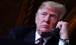 (FILES) In this file photo taken on November 22, 2018 US President Donald Trump speaks to members of the military via teleconference from his Mar-a-Lago resort in Palm Beach, Florida, on Thanksgiving Day. - Former US president Donald Trump said August 8, 2022 that his Mar-A-Lago residence in Florida was being "raided" by FBI agents in what he called an act of "prosecutorial misconduct." (Photo by Mandel NGAN / AFP)