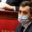 French Interior Minister Gerald Darmanin takes part in a session of Questions to the government, on January 26, 2021 at the National Assembly in Paris. (Photo by Bertrand GUAY / AFP)