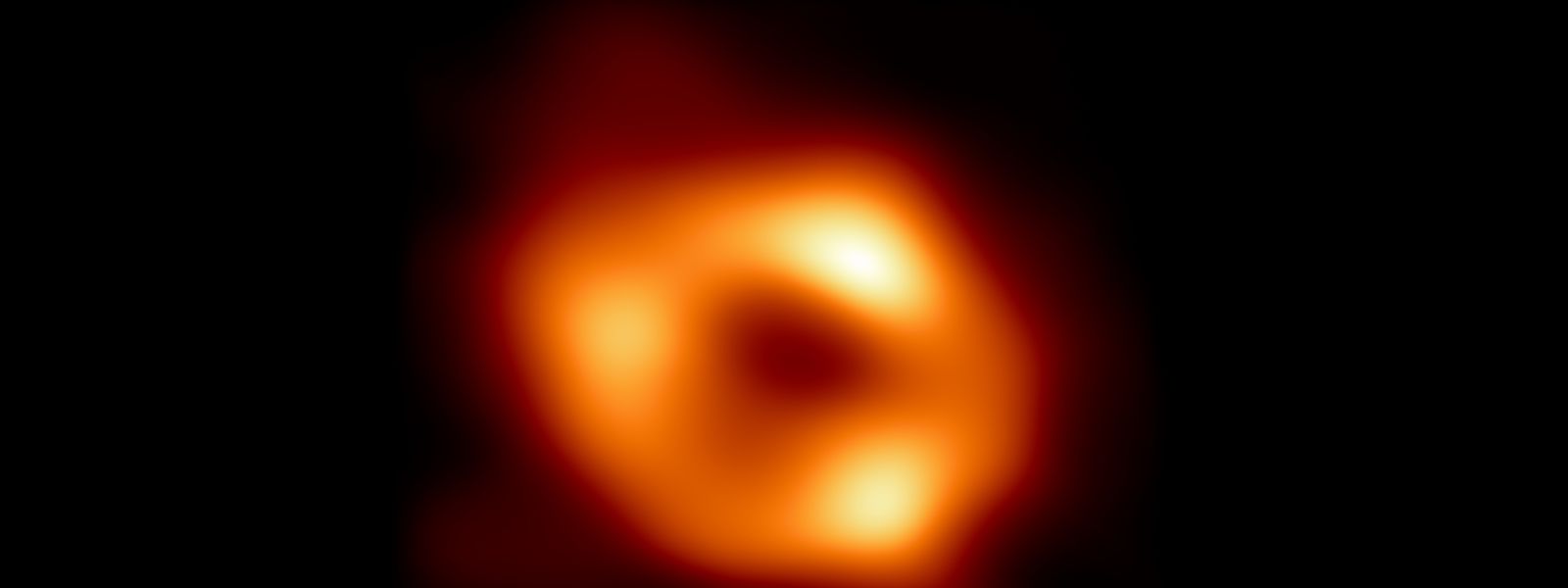 Dies ist das erste Bild von Sagittarius A*, dem Schwarzen Loch im Zentrum unserer Galaxie.