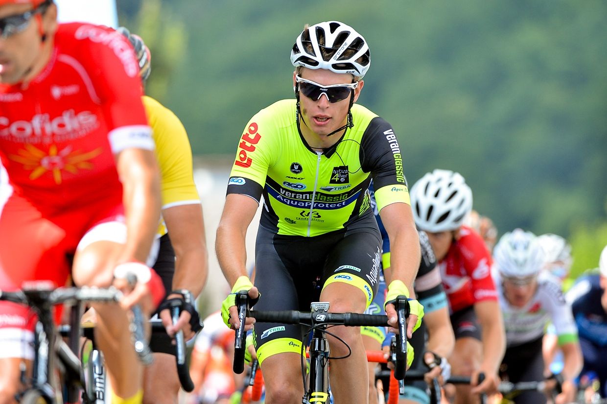 Alex Kirsch (Veranclassic) im Pabéierbierg.