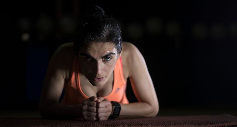 Tânia Morais treina no duro para manter a forma física ao mais alto nível