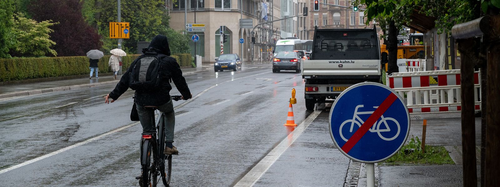 Die Avenue Marie-Thérèse ist für Radfahrer ein gefährliches Pflaster.