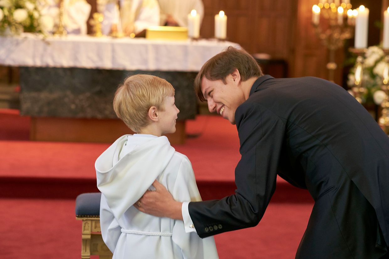 2016: Bei Noahs Erstkommunion in Luxemburg. 