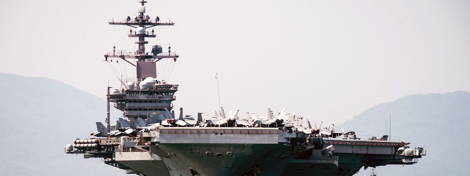 Die "USS Carl Vinson" wird vier Tage in Danang vor Anker liegen. 