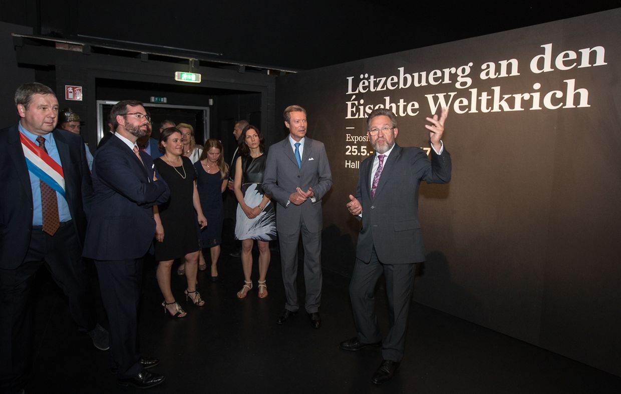Besuch der Ausstellung "Lëtzebuerg an den Eischte Weltkrich".