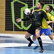 Micael Monteiro da Fonseca, en noir, AS Sparta Dudelange, et Gonçalo da Costa Pessoa, Samba 7 Futsal Niederkorn / Foto: Stéphane Guillaume
