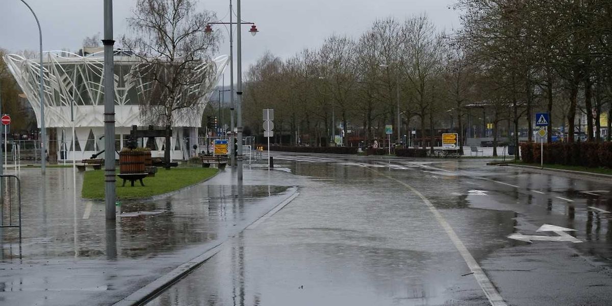 Kurz nach Mittag bot sich am Samstag dieses Bild in Remich. 