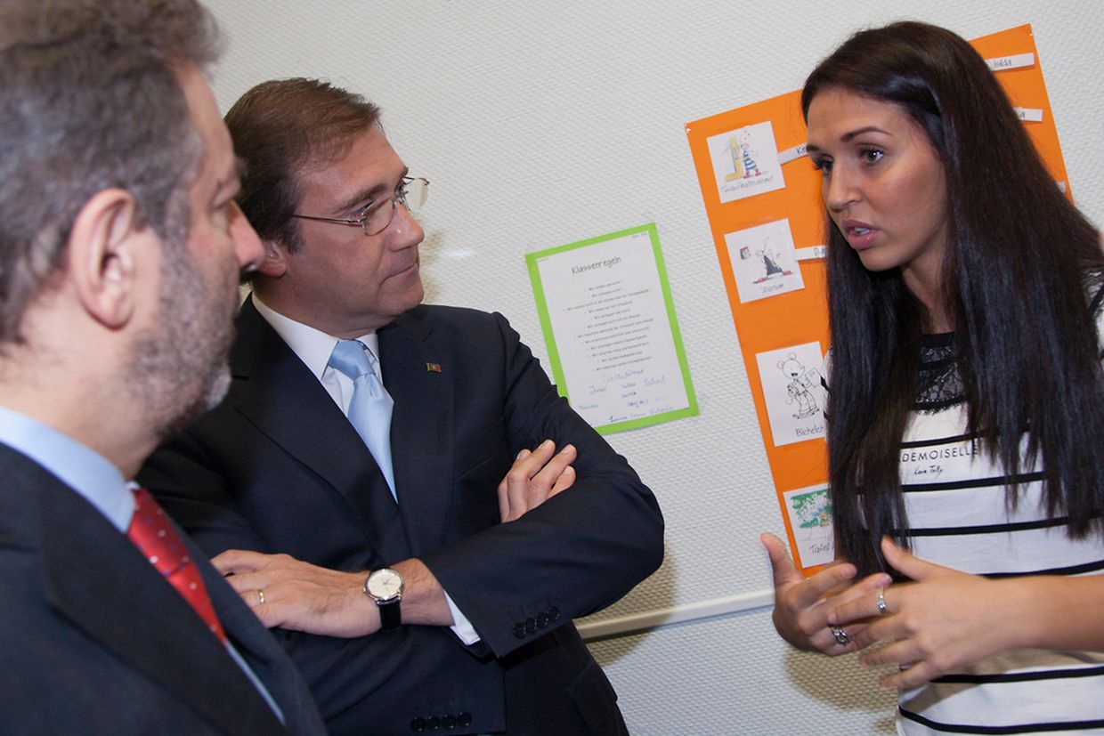 Sílvia Baião Henriques nasceu na Amadora, a terra do primeiro-ministro de Portugal, e é o primeiro ano que está a dar aulas numa escola luxemburguesa