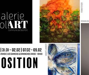 Ausstellung Frank Feyder, Annette Lambert, Romain Schwind an der Galerie CollART