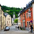 Idyllic streets of Luxembourg City centre