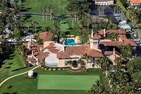 A casa do ex-Presidente norte-americano em Mar-a-Lago, no Estado da Florida.