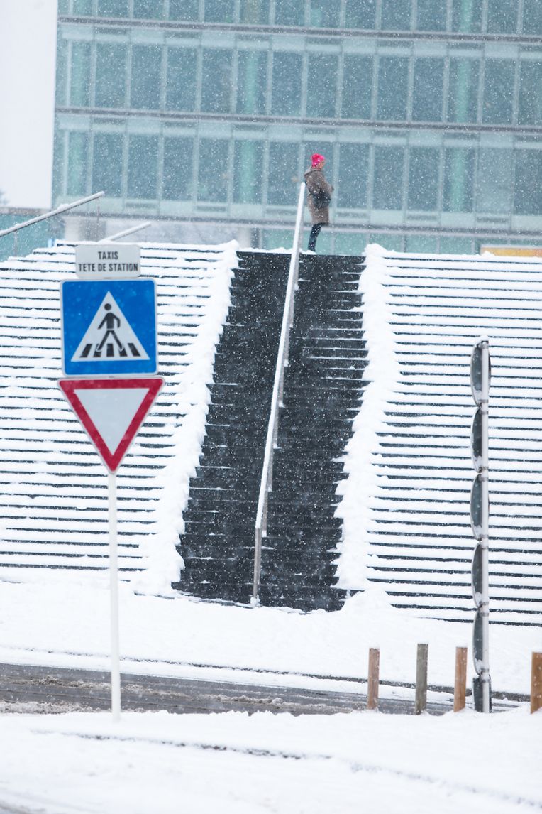 Lokales, Luxemburg, Winter, Schnee, Glätte, Glatteis, Kälte, Illustration, Schneefotos  photo Anouk Antony