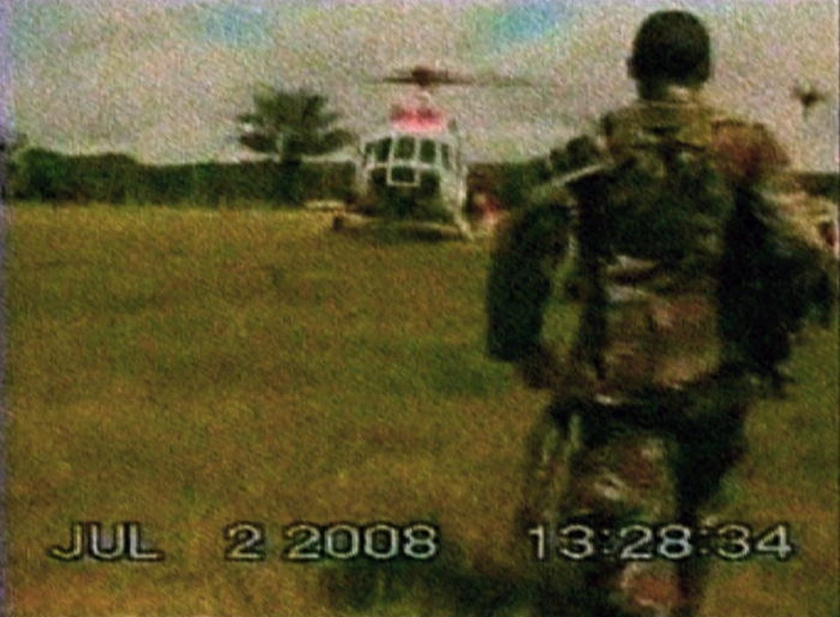 Ein Bild von der Befreiungsaktion am 2. Juli 2008.