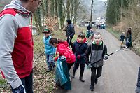 Lok , Beschbotzaktioun Differdange , Lancement Campagne contre les dechets sauvages, grosse Putzaktion Differdingen , Foto: Guy Jallay/Differdange