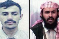 (FILES) In this file photo reproduction of a combo of two pictures of a suspected military chief of al-Qaeda network in Yemen, identified as Qassem al-Rimi (or Qassim al-Rimi), shows the activist on a Yemeni interior ministry document in two different undated images. - US President Donald Trump confirmed on February 6, 2020 that US forces had killed the leader of jihadist group Al-Qaeda in the Arabian Peninsula in Yemen. The US "conducted a counterterrorism operation in Yemen that successfully eliminated Qassim al-Rimi, a founder and the leader of Al-Qaeda in the Arabian Peninsula (AQAP)," Trump said in a White House statement. (Photo by - / YEMENI MINISTRY OF INTERIOR / AFP)